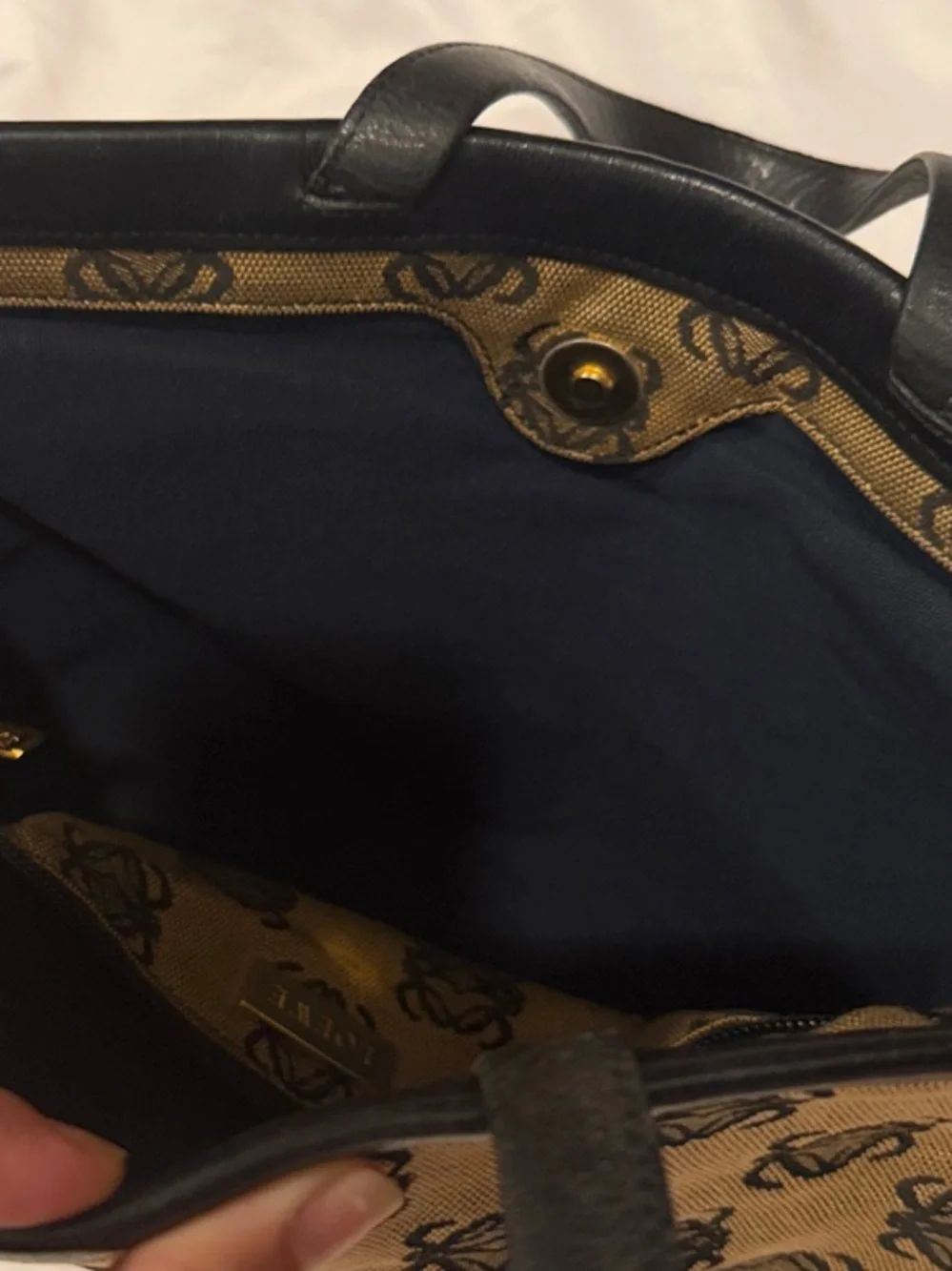 Loewe Anagram cloth tote